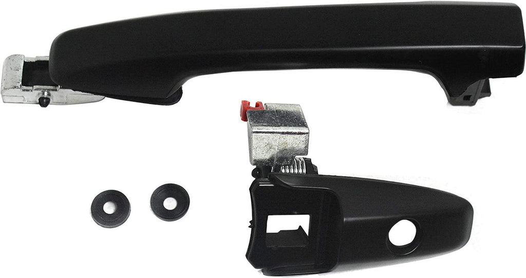 Front and Rear Exterior Door Handle Set of 4 Compatible with 2006-2011 Honda Civic, Fits 2009-2014 Honda Pilot Primed Driver and Passenger Side