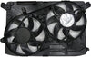 623870 Cooling Fan Assembly Compatible with 2013-2016 Ford Fusion , Black