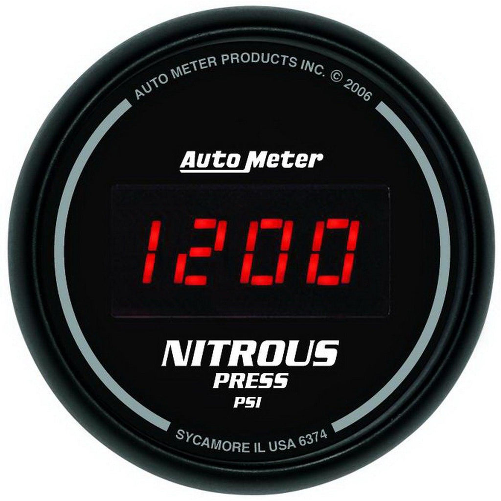 2-1/16 in. NITROUS PRESSURE 0-1600 PSI SPORT-COMP DIGITAL - greatparts