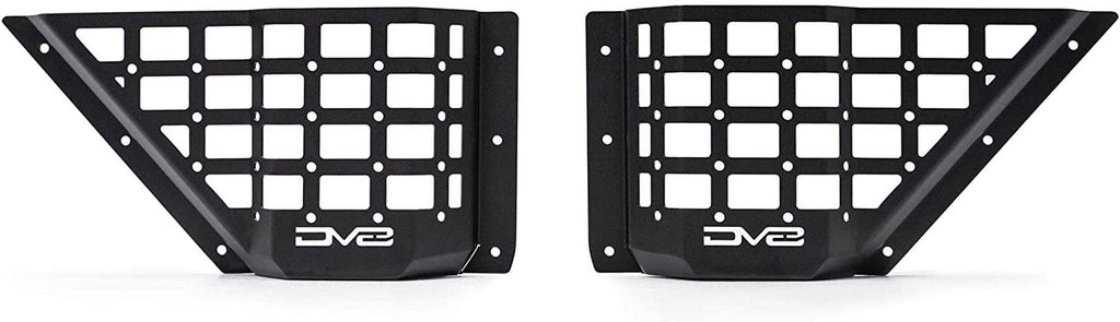 Front Door Pocket Molle Panels for 2021+ Ford Bronco 6Th Gen | Driver & Passenger Side Pair | Increased Capacity of Door Pockets | Compatible with Molle Accessories
