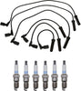 Denso Wire Set 7Mm & 6 Platinumtt Spark Plug .040 Kit for Buick Chevy Pontiac V6