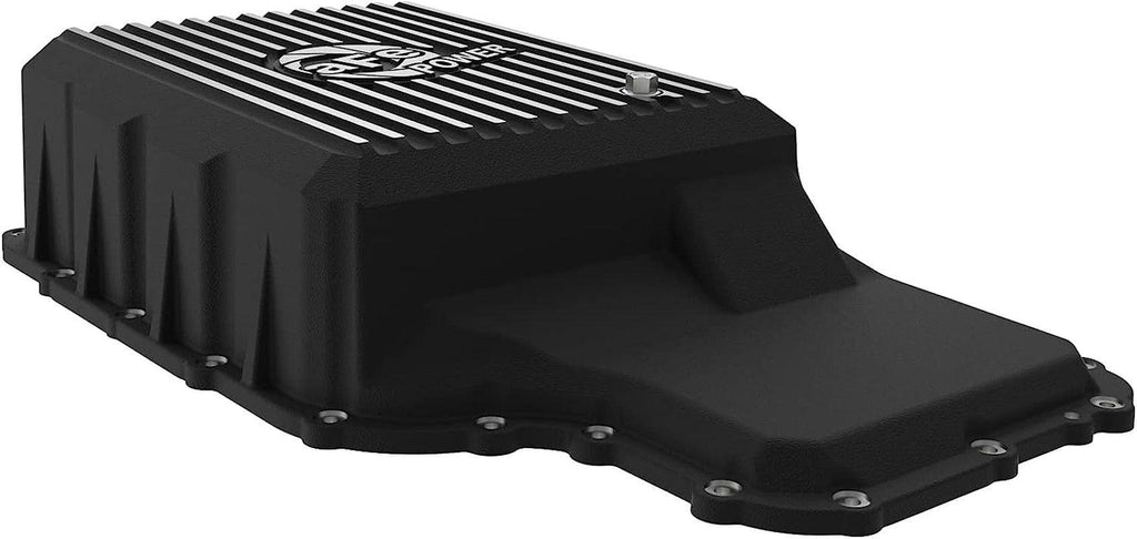 46-71220B  Street Series Transmission Pan, Holds 4 Quarts over Stock, Black, for 2020-2021 Ford Trucks (10R140 Transmission)
