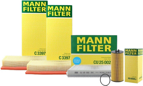 Mann Oil Paper Cabin 2 Air Filter Service Kit for X166 GL450 ML550 V8 Twin Turbo