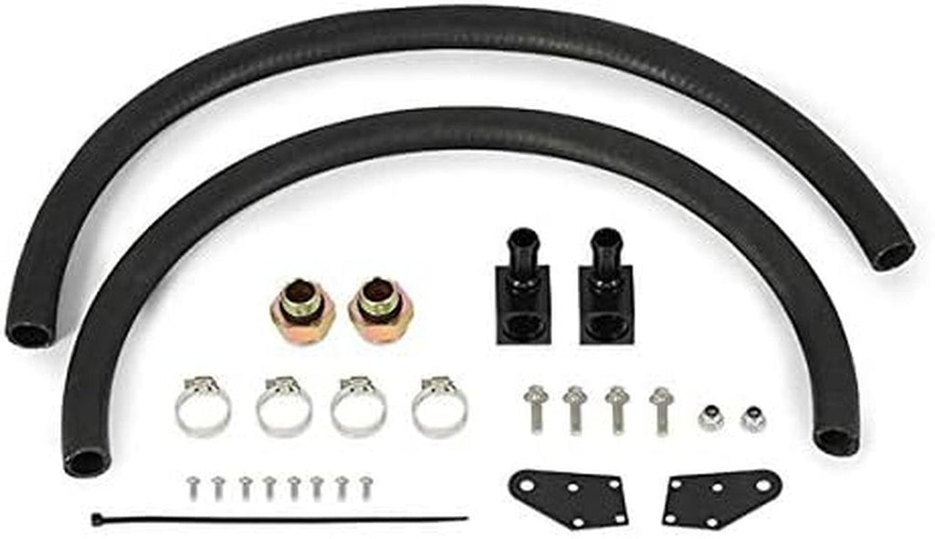 MMTC-DMAX-01SL Transmission Cooler Compatible with Chevrolet/Gmc Duramax 6.6 LB7 2001-2003 Silver