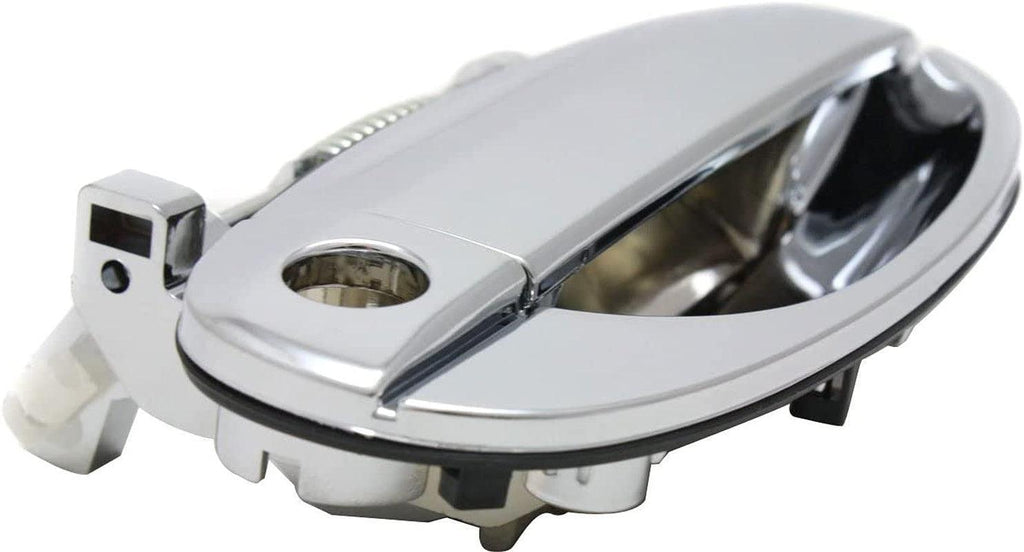 Front Exterior Door Handle Compatible with 2004-2006 Chevrolet Aveo and 2009-2011 Chevrolet Aveo5, Set of 2, Driver and Passenger Side, Chrome