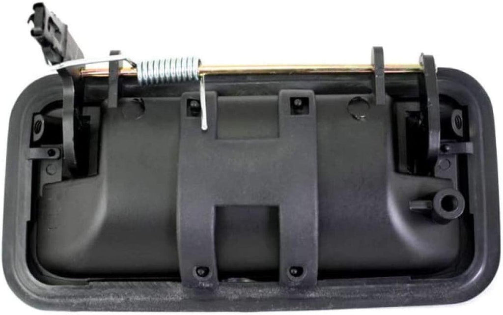 for Chevy K2500 Suburban Exterior Door Handle 1992-1999 Rear Driver Side Smooth Black | Trim: Base/Silverado | GM1520138 | 15050659