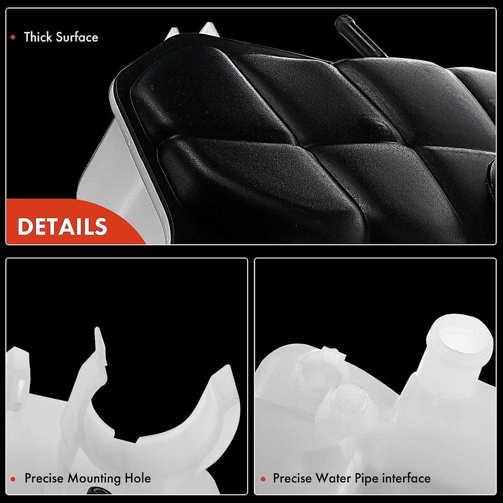 A-Premium Engine Coolant Overflow Recovery Reservoir Tank Compatible with Mercedes-Benz [W203 Series] C230 2003-2007, C240, CLK320, CLK350, CLK55 AMG, CLK63 AMG, Replace# 2035000049