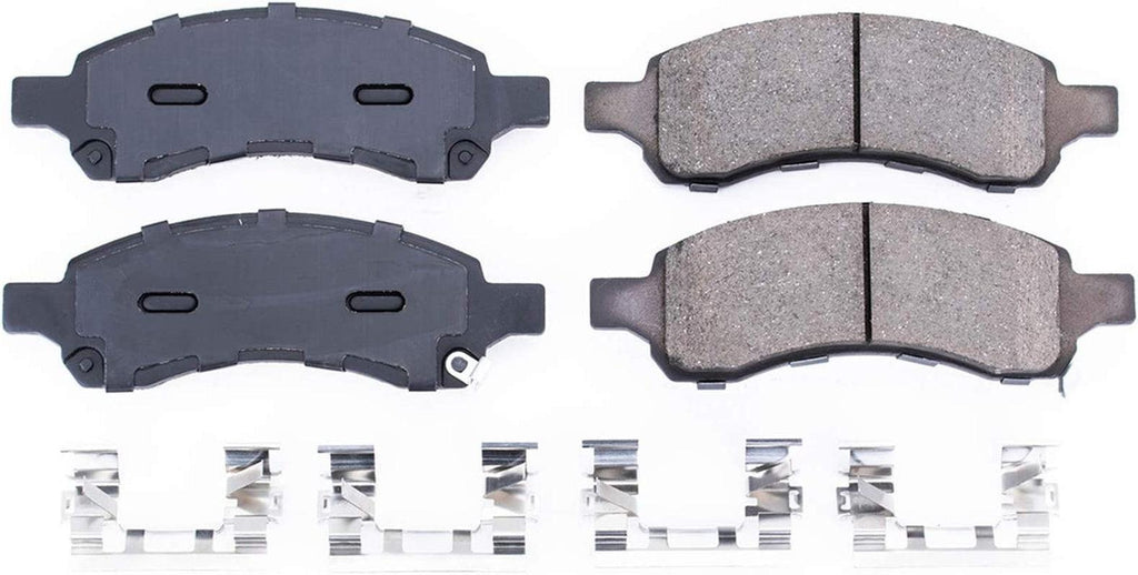 17-1169A, Z17 Front Ceramic Brake Pads with Hardware