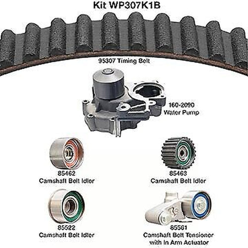 Dayco Engine Timing Belt Kit with Water Pump for Legacy, Outback WP307K1B