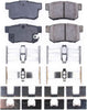 17-537, Z17 Rear Ceramic Brake Pads with Hardware
