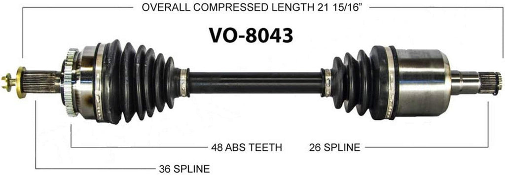 VO-8043 CV Axle