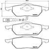 Front Disc Brake Pad Set for Beetle, TT, TT Quattro, Golf, Jetta+More (P85045)
