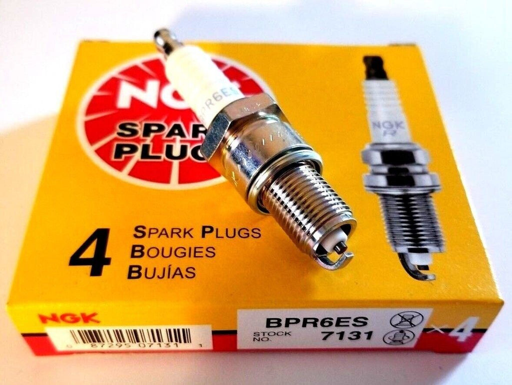 4 NGK Spark Plug BPR6ES Standard Plug - #7131