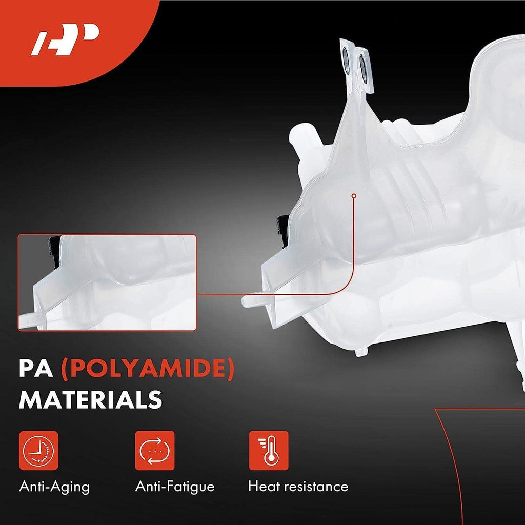 A-Premium Coolant Recovery Overflow Reservoir Tank - with Sensor - Compatible with Land Rover (L319) LR3 05-09, LR4 10-16 & (L320) Range Rover Sport 06-13, Sport Utility, Replace# PCD500030, PCF500011
