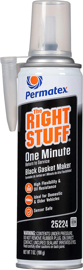 Permatex 25224-6PK the Right Stuff Gasket Maker, 7 Oz. (Pack of 6) , Black