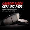 K8448 Front and Rear Z23 Daily Driver Carbon-Fiber Ceramic Brake Pads and Drilled and Slotted Rotors Kit