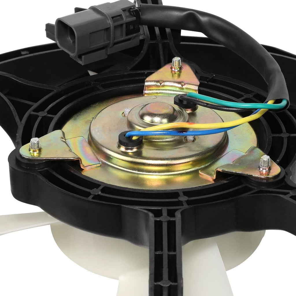 OEM-RF-0908 Factory Style Radiator Cooling Fan Assembly Compatible with 1995-2000 Sentra / 1995-1998 200SX 1.6L At
