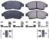 17-652, Z17 Front Ceramic Brake Pads with Hardware