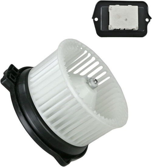 A/C AC Heater Blower Motor W/Fan Cage & Resistor Kit Compatible with Honda Accord