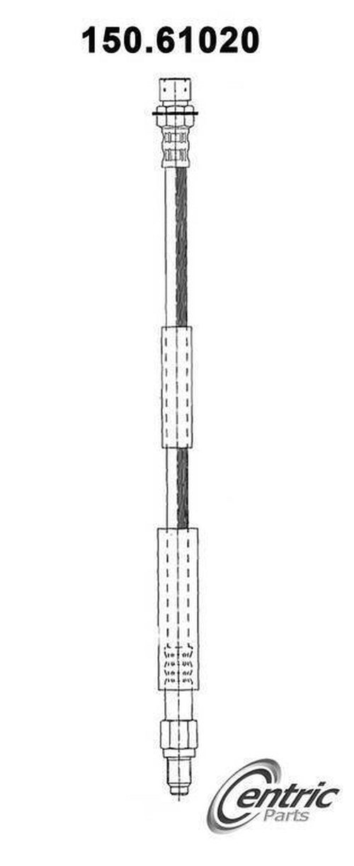 Brake Hydraulic Hose for Capri, LTD, Mustang, Marquis, Fairmont+More 150.61020