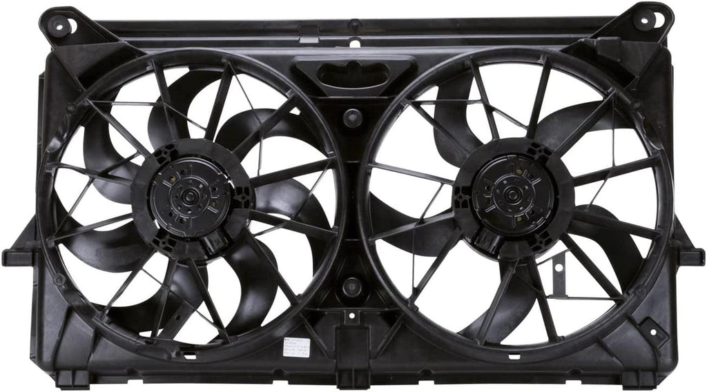 TYC 622230 Cooling Fan Assembly Compatible with 2005-2007 Chevrolet Silverado , Black