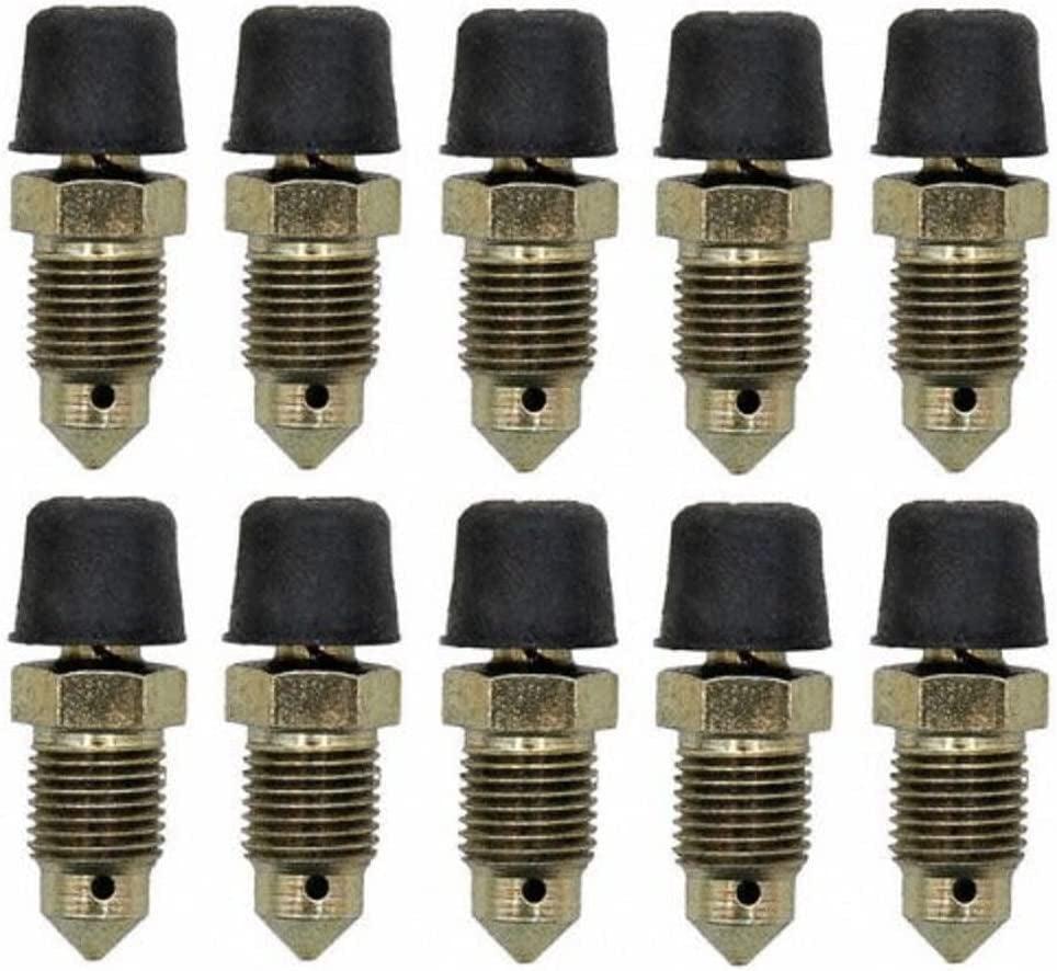 Raybestos R-Line Replacement Brake Bleeder Screw (Pack of 10) for Select Automotive Model Years (S22163)