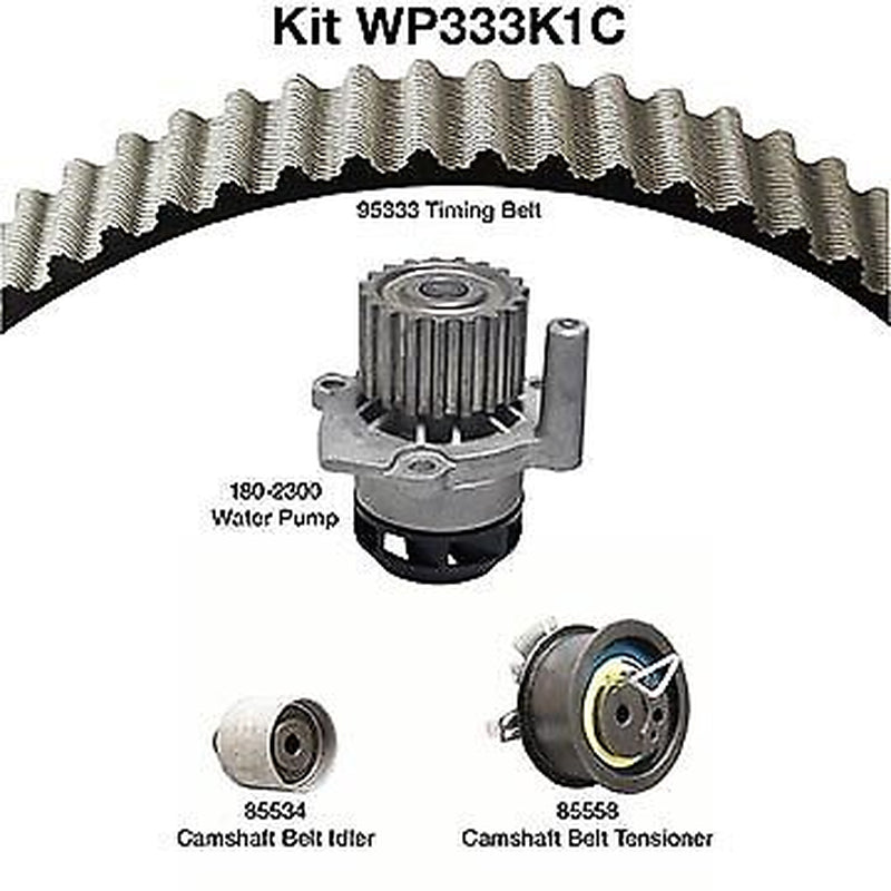 Dayco Engine Timing Belt Kit with Water Pump for 05-06 Jetta WP333K1C