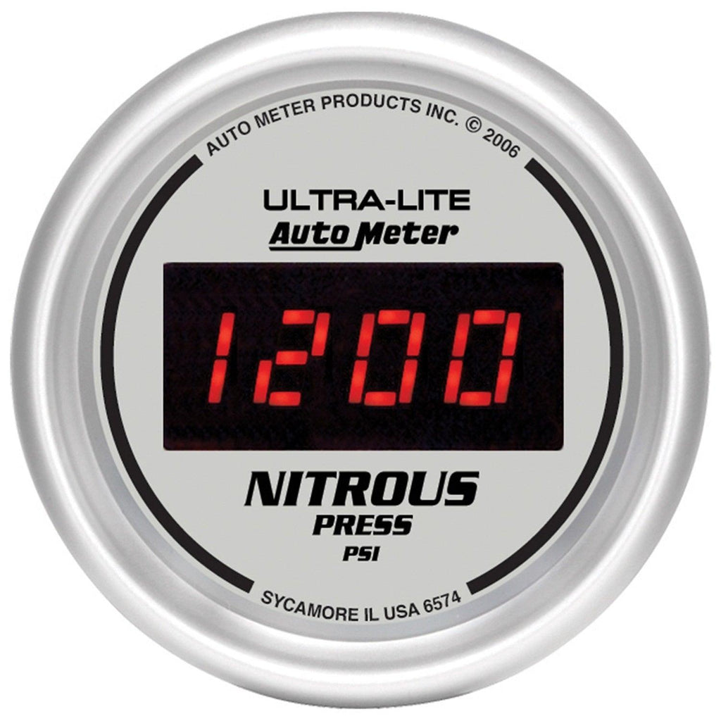 2-1/16 in. NITROUS PRESSURE 0-1600 PSI ULTRA-LITE DIGITAL - greatparts