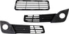 Fog Light Trim Set of 3 Compatible with 2012-2014 Toyota Camry Textured Black Front, Driver and Passenger Side