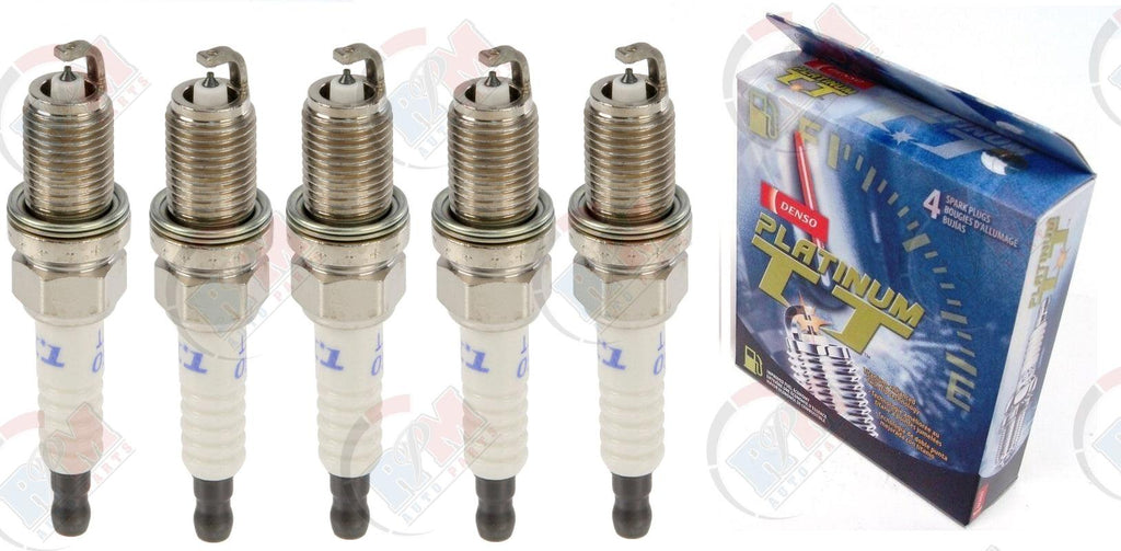 DENSO "PLATINUM" TT Spark Plugs Set of 5 for Hummer H3 3.5L 3.7L L5 2006-2010