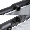 OEM-RA-2443 2443 Aluminum Radiator Compatible with 02-06 CR-V AT/03-06 Element,29-1/16" W X 15-3/4" H X 5/8" D,1-1/4" Inlet / 1-1/4" Outlet