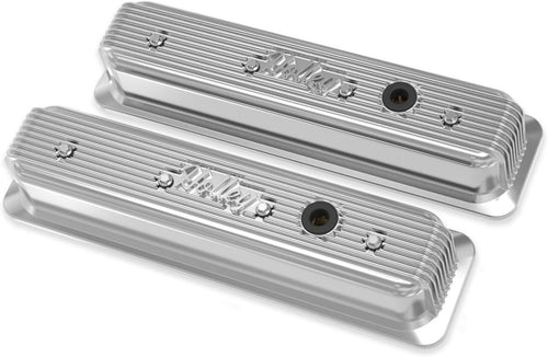 Sbc Valve Covers Center-Bolt Finned Non-