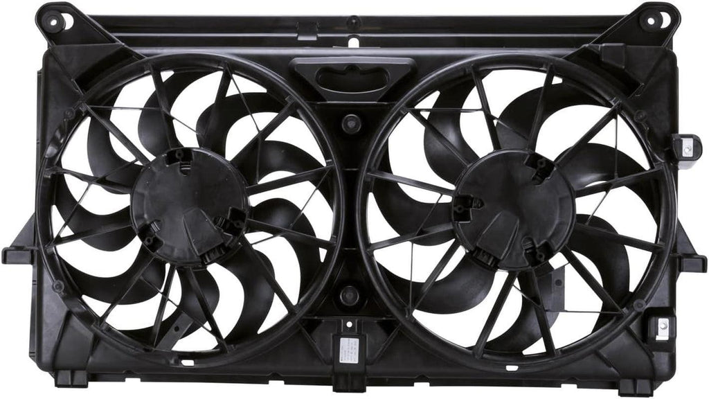 622210 Cooling Fan Assembly Compatible with 2007-2013 Chevrolet Silverado,Black