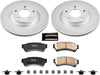 Front CRK199 Geomet Coated Brake Rotor and Ceramic Pad Kit