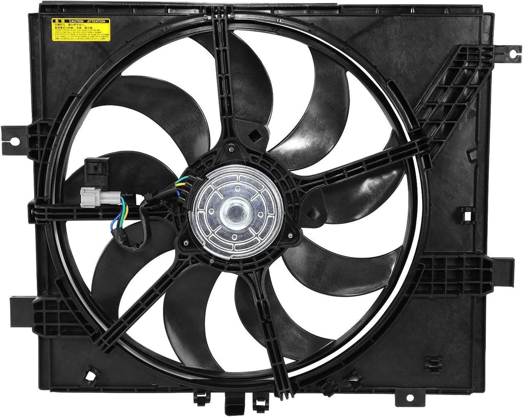 OEM-RF-0884 Factory Style Radiator Cooling Fan Assembly Compatible with 2013-2018 Versa / 2014-2017 Versa Note