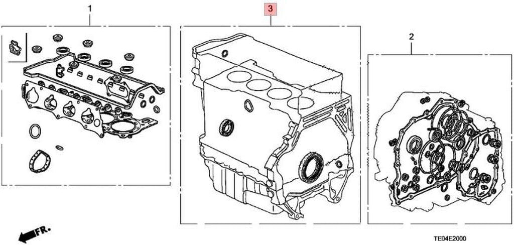 Genuine 06114-R44-A00 Chain Case Gasket Kit