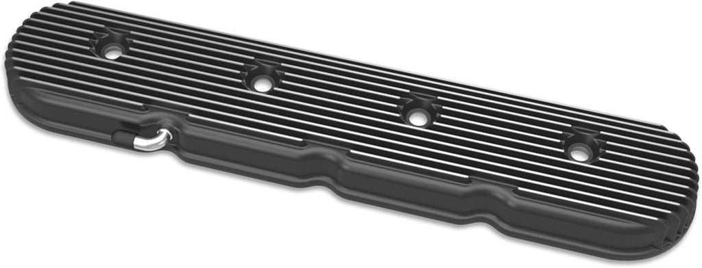 Ls Valve Covers Vintage Finned Black W/