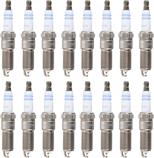 Premium OE Fine Wire Set 16 Double Platinum Spark Plugs for Chrysler Dodge Jeep V8