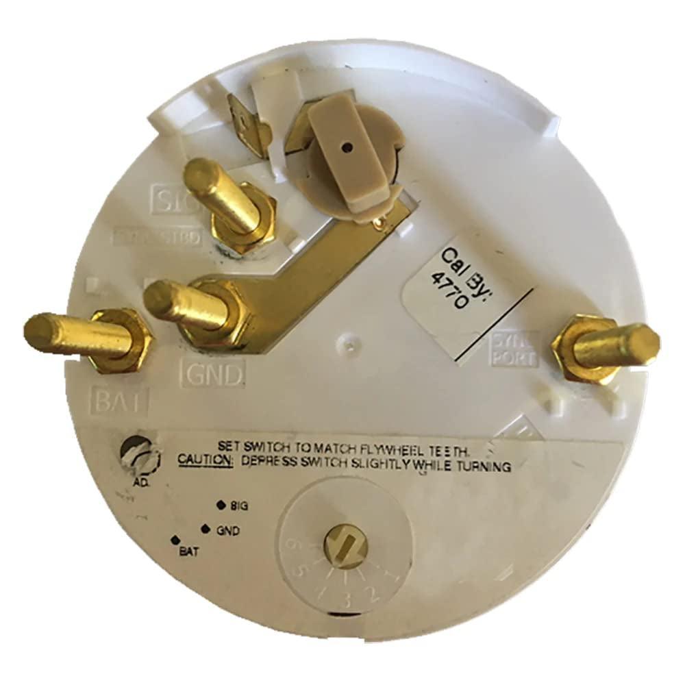 Newport SS 4 Inch Tach (6000 RPM) Gas-I/O - 45002