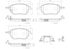 Brembo Front Disc Brake Pad Set for Murano, Maxima, FX35, FX45, Altima (P56051N)