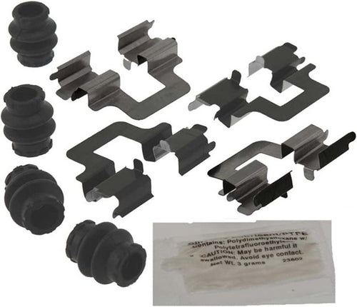 Gold 18K1982X Rear Disc Brake Caliper Hardware Kit with Clips, Seals, and Lubricant