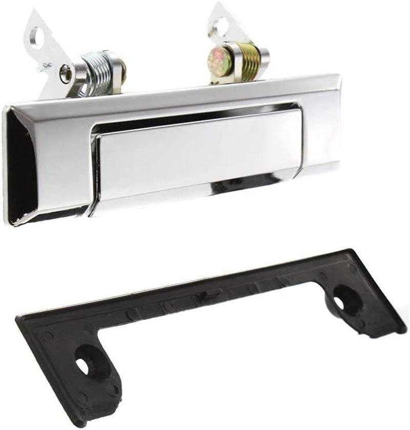 Aftermarket Front Exterior Door Handle Compatible with 1984-1988 Toyota Pickup and 1984-1989 Toyota 4Runner, Set of 2, Driver and Passenger Side, Chrome