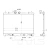TYC Radiator for 07-11 Nissan Versa 13002