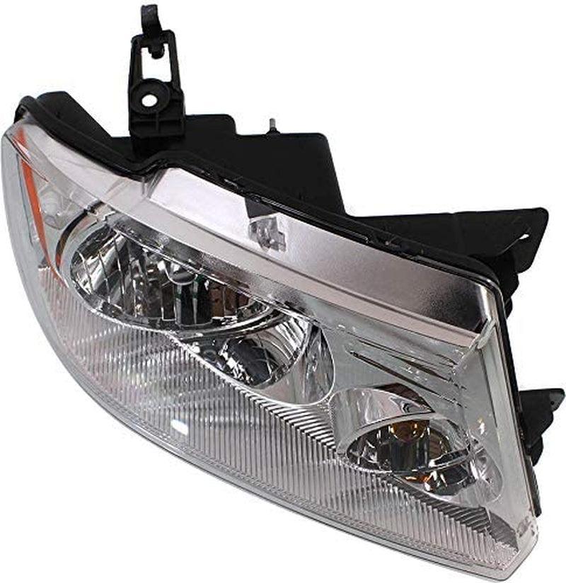 Headlight for FORD F-150 04-08 RH Assembly Halogen W/Chrome Trim New Body Style