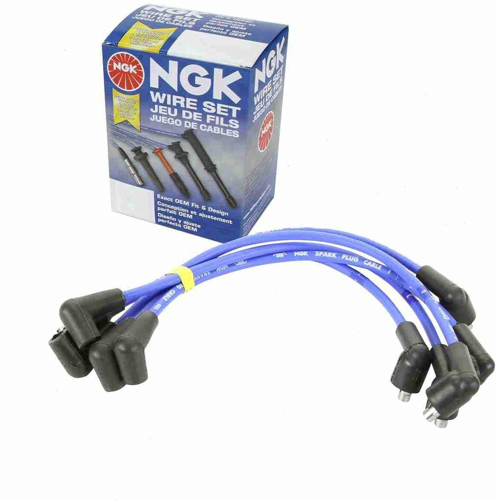 NGK Spark Plug Wire Set Compatible with MG MGB 1.8L L4 1969-1980
