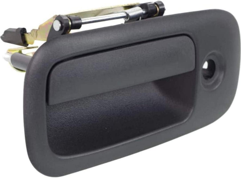 For Chevy Express 1500 Exterior Door Handle Front Driver Side Textured Black 2010-2014 | with Key Hole| Trim: Base/Ls/Lt