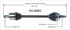 HO-8083 CV Axle Shaft