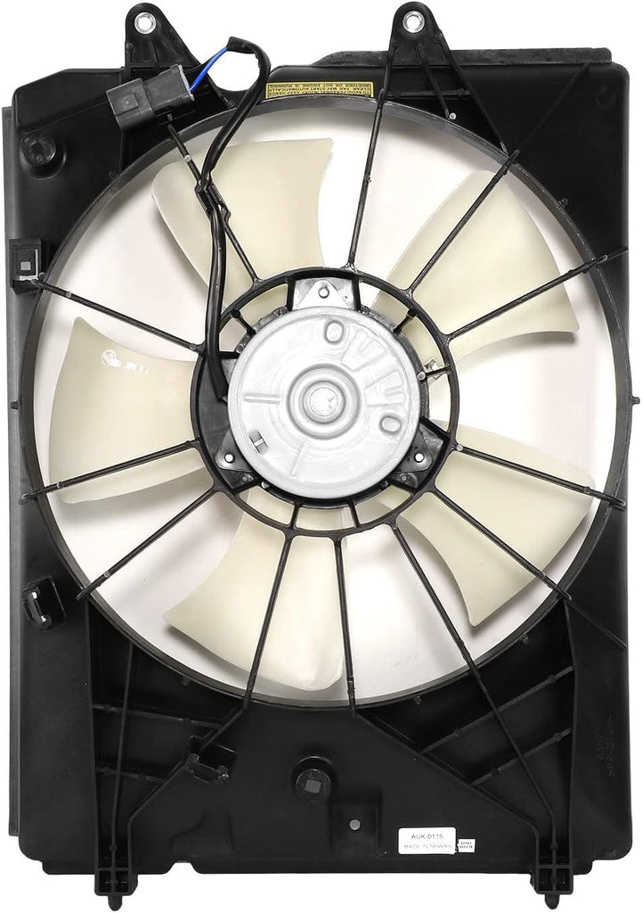 OEM-RF-0706 Factory Style Left A/C Condenser Fan Assembly Compatible with 2007-2009 Acura MDX