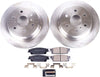 KOE2083 Autospecialty Rear Replacement Brake Kit-Oe Brake Rotors & Ceramic Brake Pads
