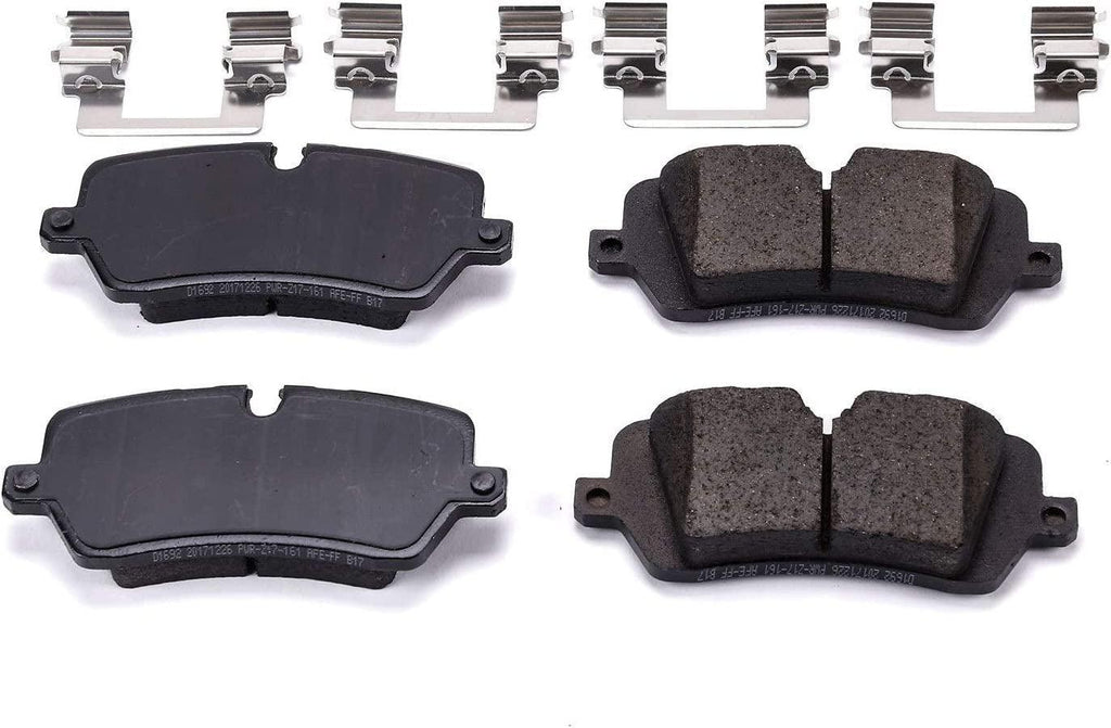 17-1692, Z17 Rear Ceramic Brake Pads with Hardware